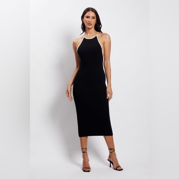 Meshki Black and White Heidi Maxi Dress Size XS - Picture 2 of 7